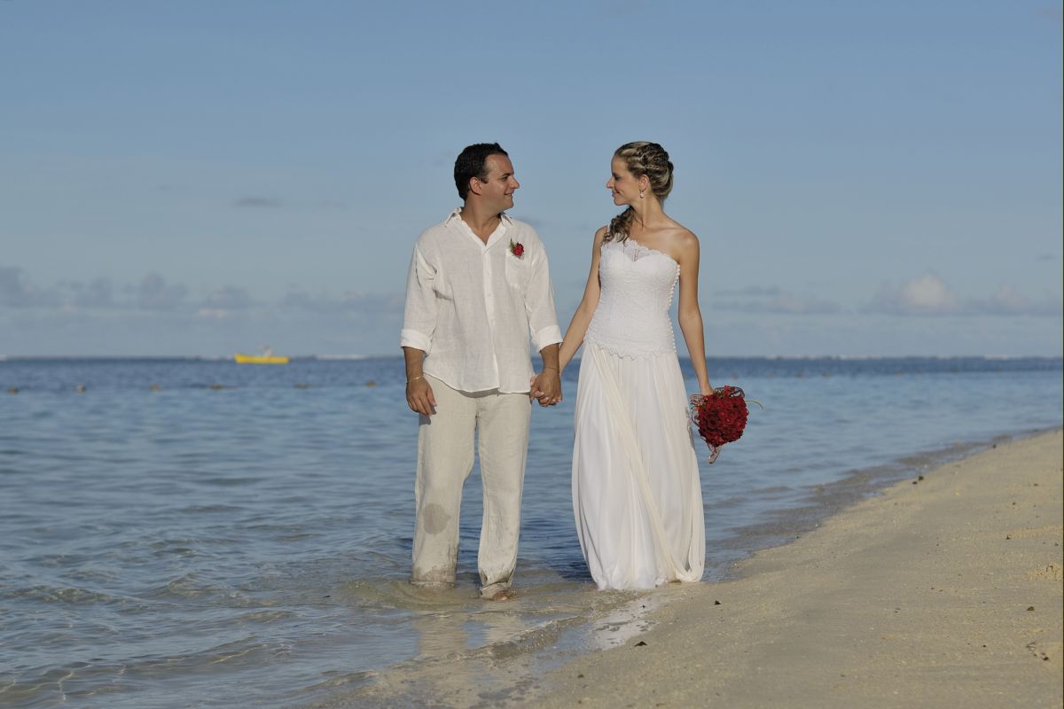 casamento na praia trajes